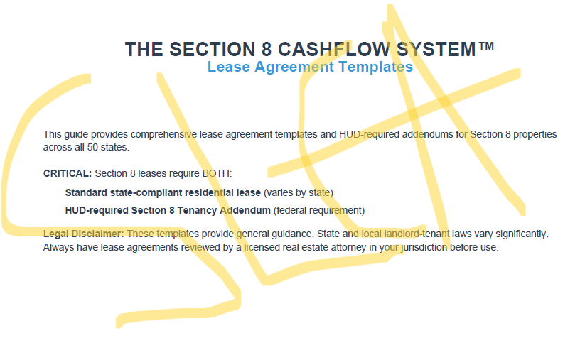 Lease Agreement Templates